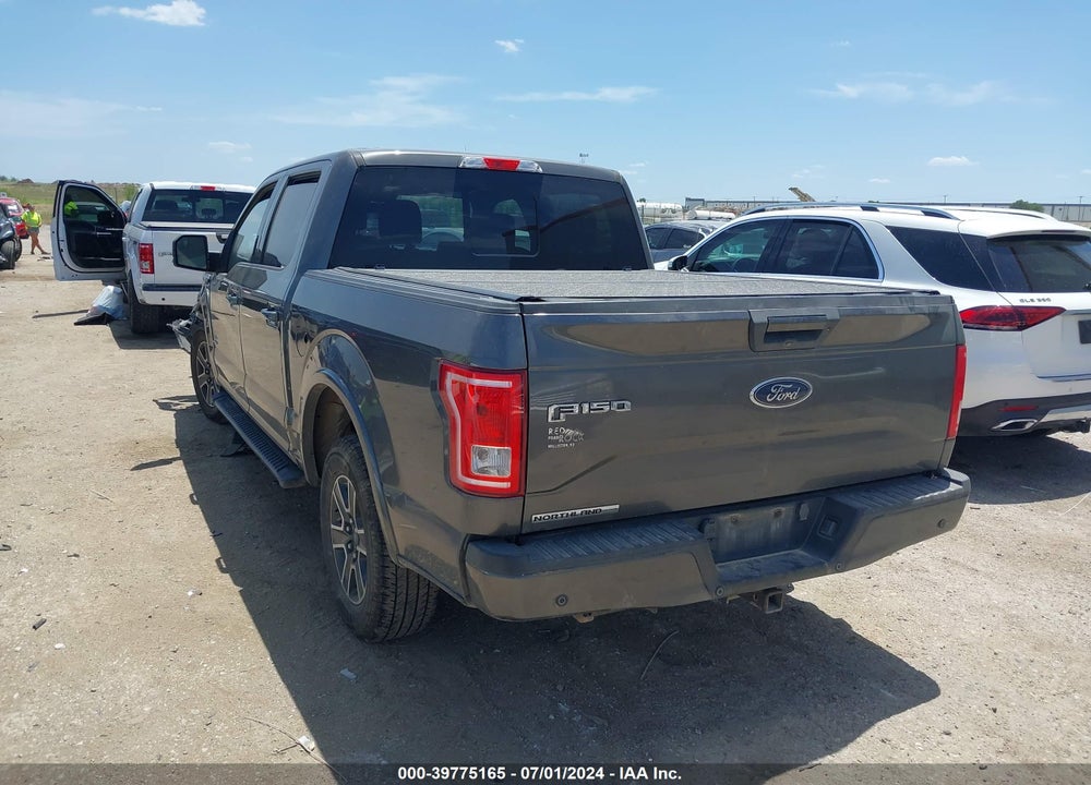 2016 FORD F-150 XLT VIN: 1FTEW1CG7GKE72567