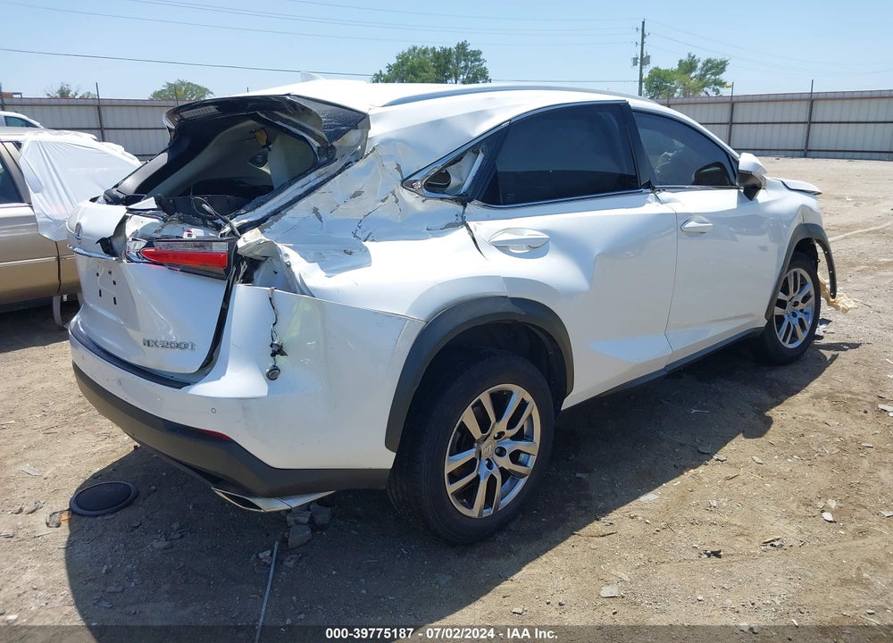 2016 LEXUS NX 200T VIN: JTJYARBZ9G2032764