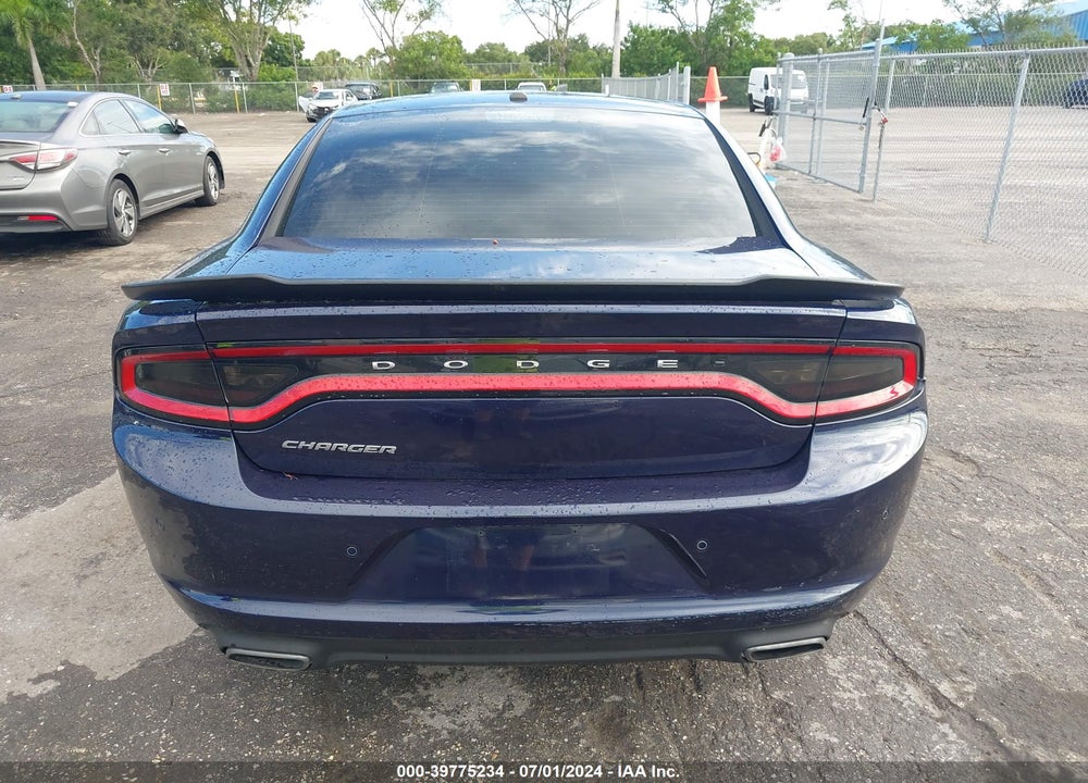 2016 DODGE CHARGER SE VIN: 2C3CDXBGXGH180019