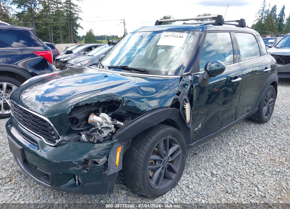 2013 MINI COUNTRYMAN COOPER S VIN: WMWZC5C57DWP32824