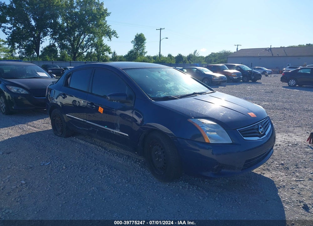 2012 NISSAN SENTRA 2.0 S VIN: 3N1AB6AP8CL712490
