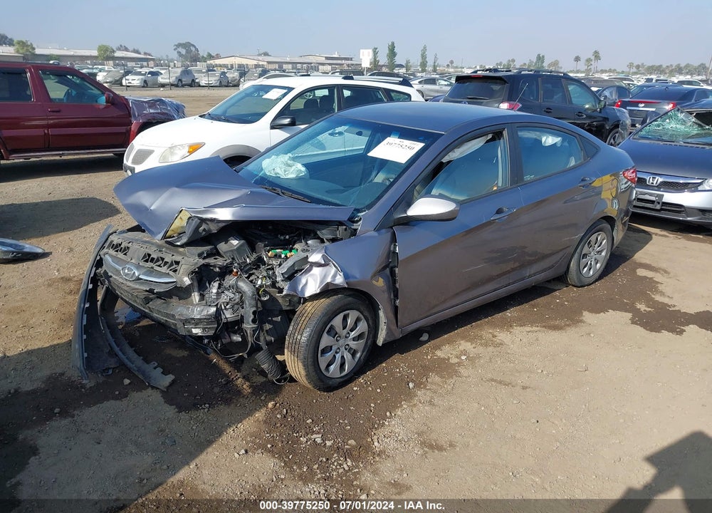 2016 HYUNDAI ACCENT SE VIN: KMHCT4AE1GU996672