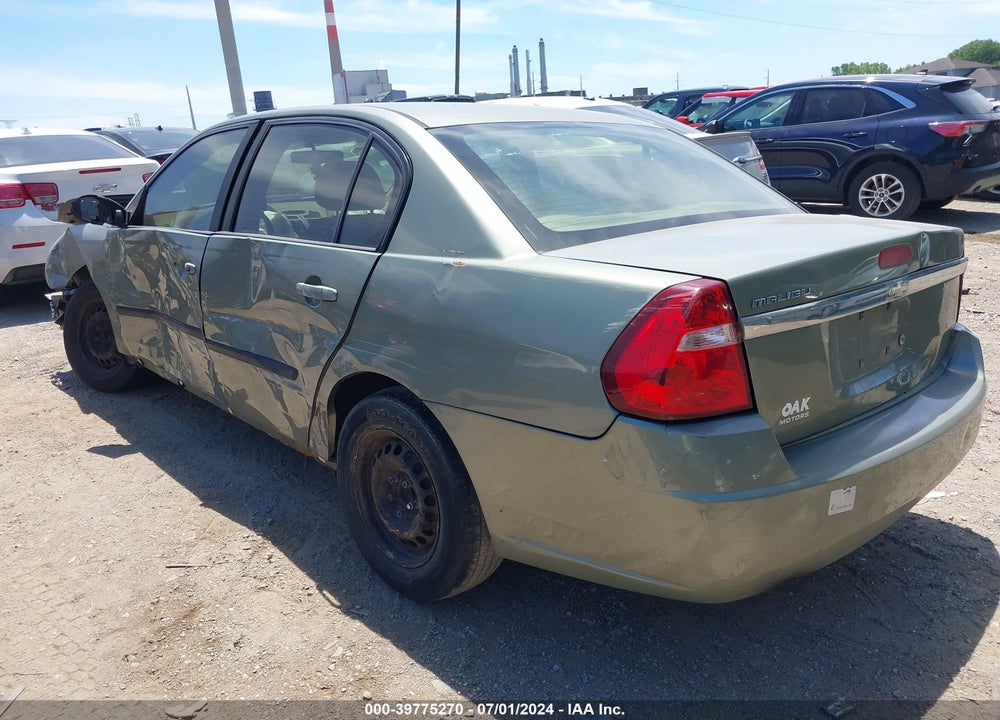2005 CHEVROLET MALIBU VIN: 1G1ZS52F25F255245