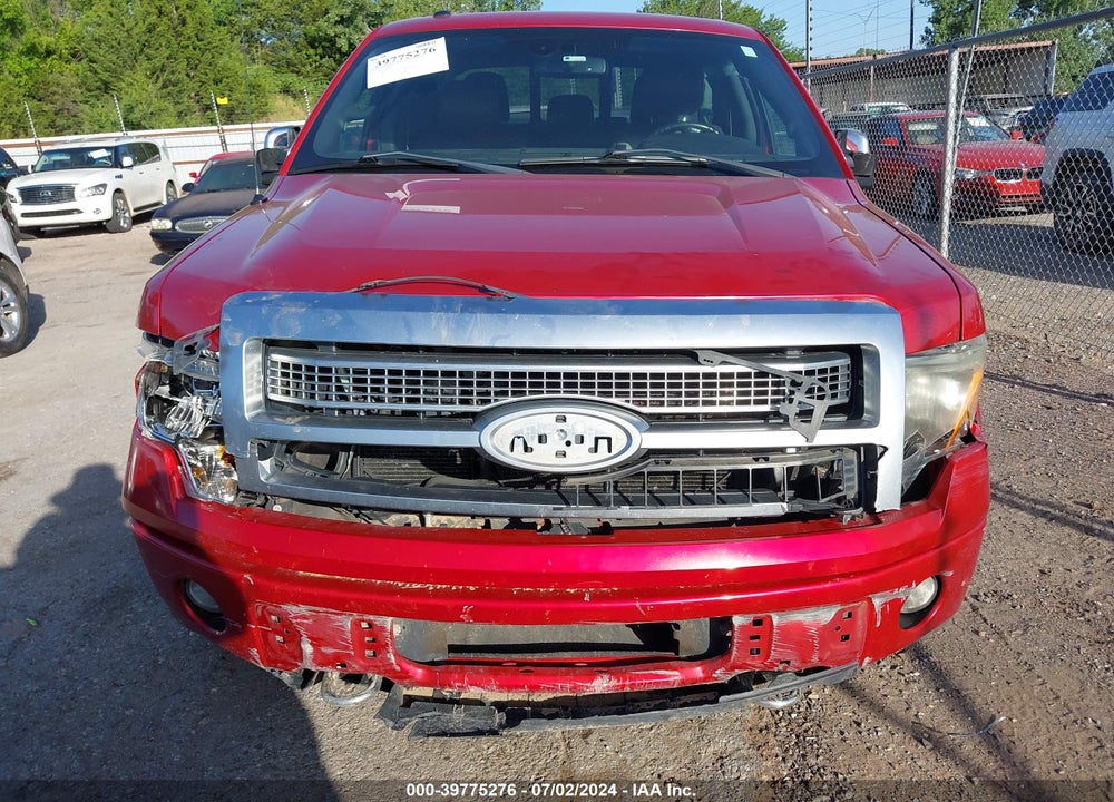 2011 FORD F-150 PLATINUM VIN: 1FTFW1EFXBFD28845