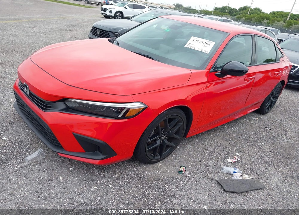 2022 HONDA CIVIC SPORT VIN: 2HGFE2F58NH576630