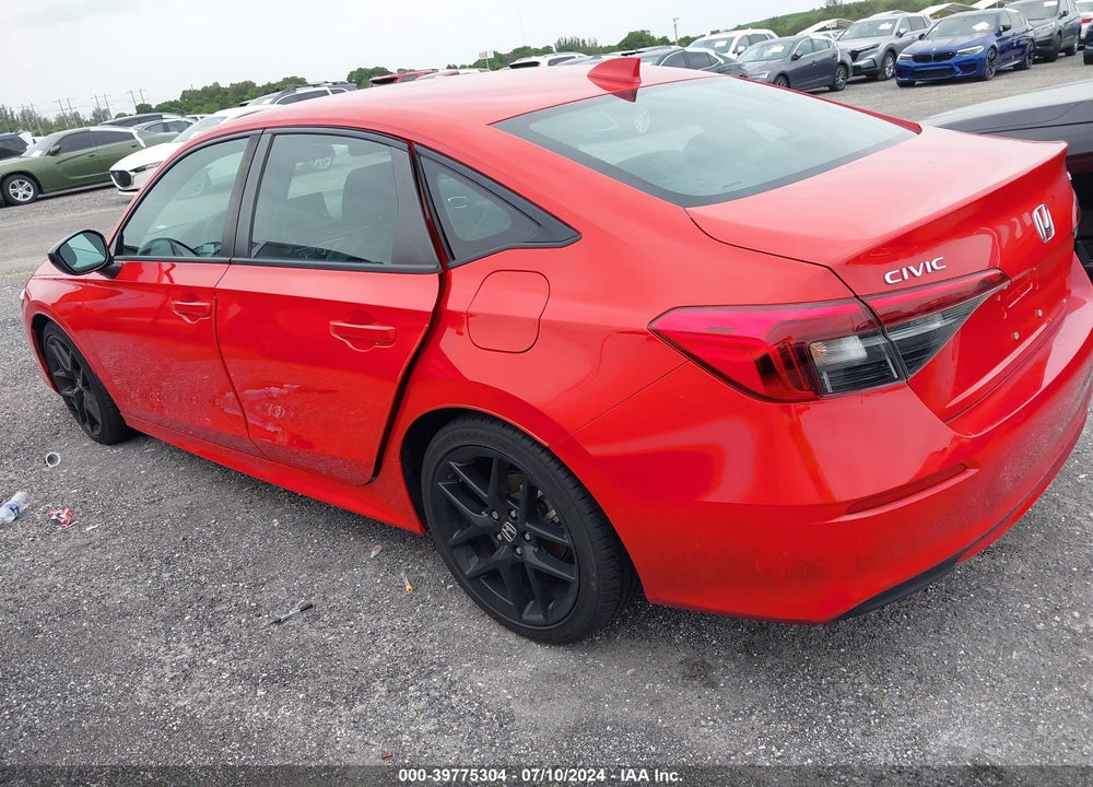 2022 HONDA CIVIC SPORT VIN: 2HGFE2F58NH576630