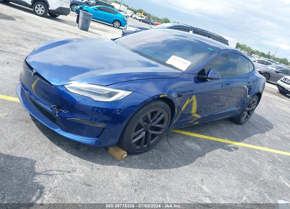 2021 TESLA MODEL S LONG RANGE DUAL MOTOR ALL-WHEEL DRIVE VIN: 5YJSA1E53MF454797