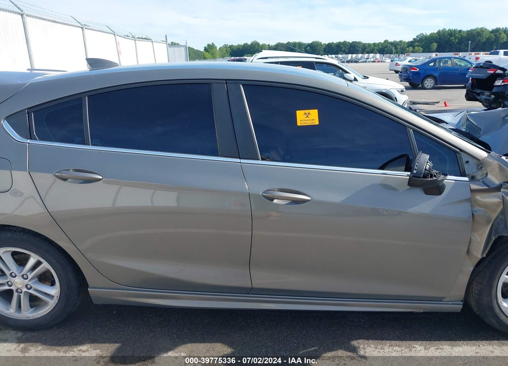 2017 CHEVROLET CRUZE LT AUTO VIN: 3G1BE6SM2HS532702