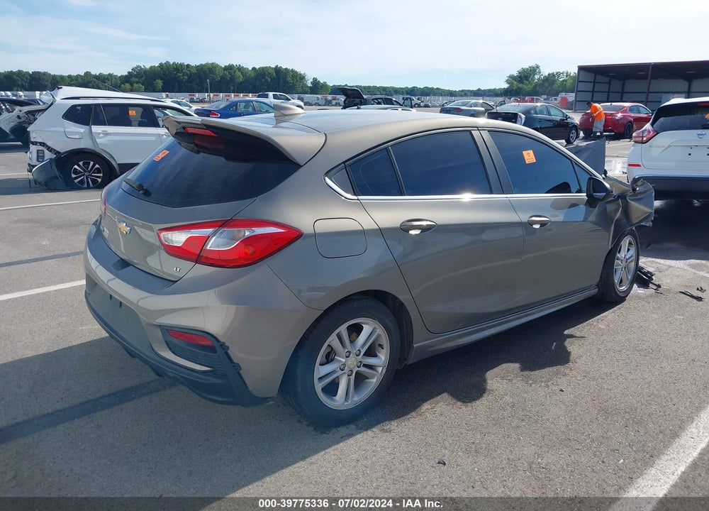 2017 CHEVROLET CRUZE LT AUTO VIN: 3G1BE6SM2HS532702