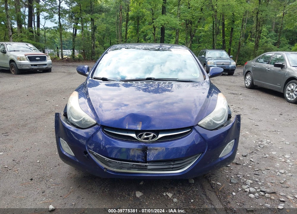 2013 HYUNDAI ELANTRA GLS VIN: 5NPDH4AE9DH197013