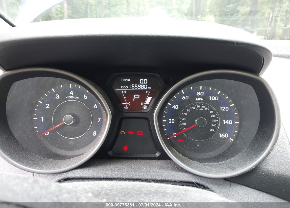 2013 HYUNDAI ELANTRA GLS VIN: 5NPDH4AE9DH197013