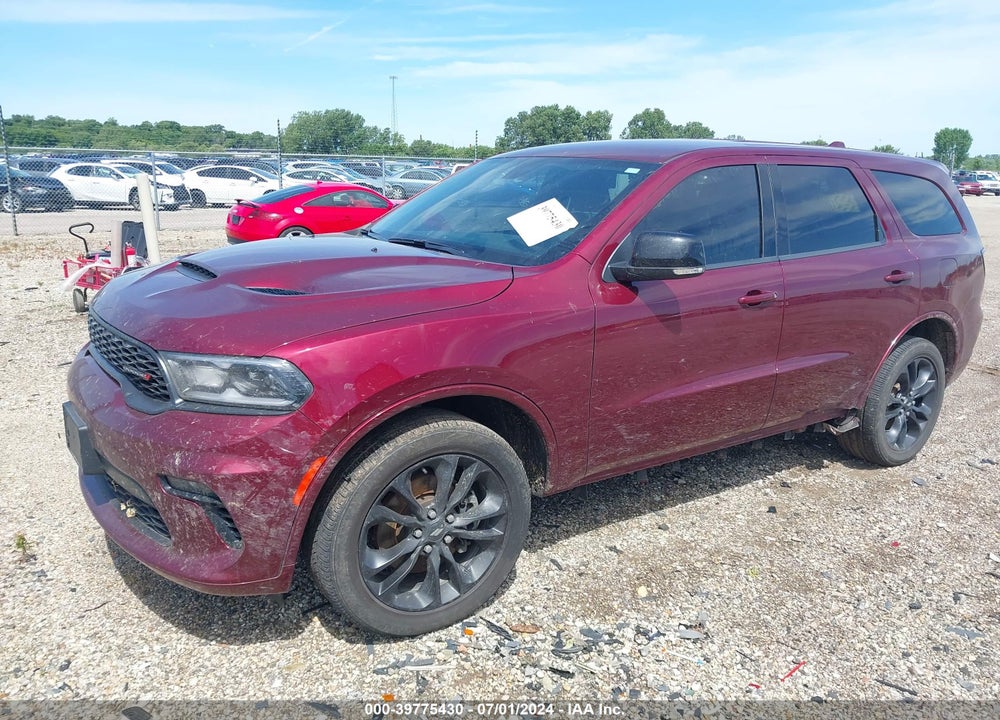 2021 DODGE DURANGO GT PLUS AWD VIN: 1C4RDJDG2MC848538