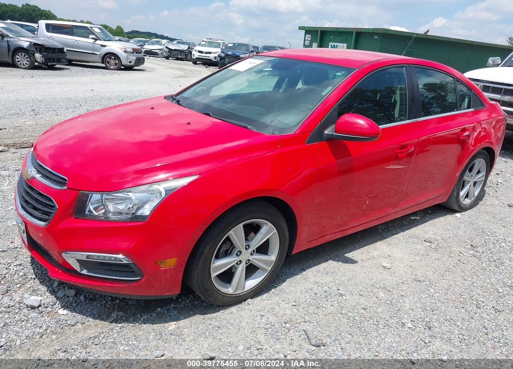 2015 CHEVROLET CRUZE 2LT AUTO VIN: 1G1PE5SB5F7234655