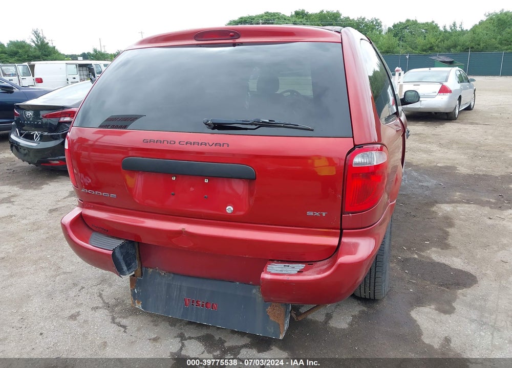 2007 DODGE GRAND CARAVAN SE VIN: 1D4GP24R67B116500
