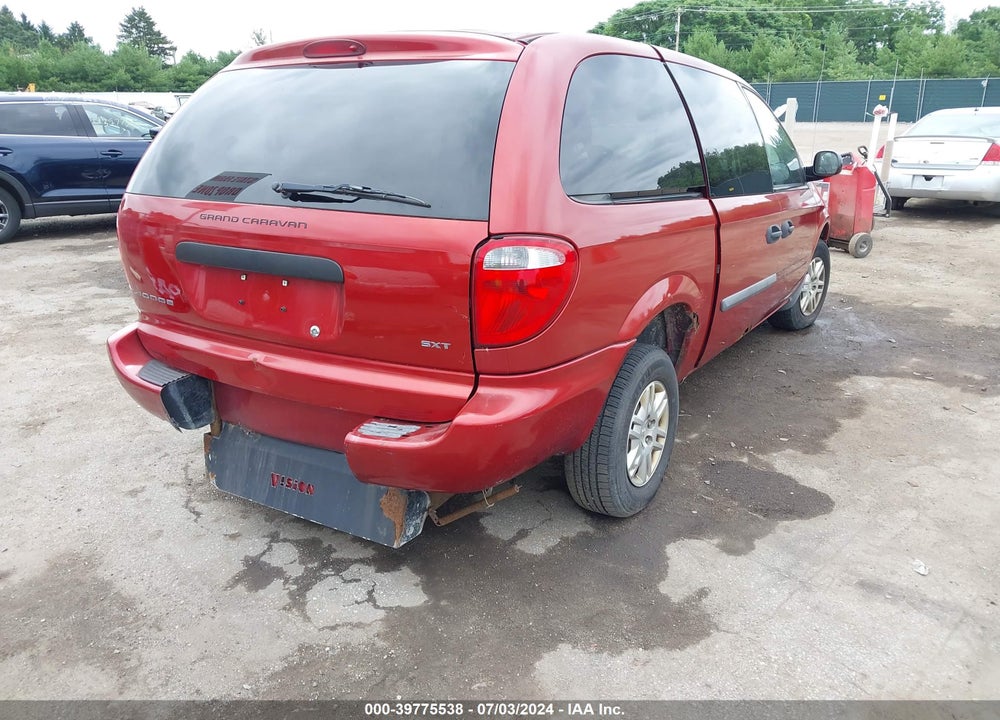 2007 DODGE GRAND CARAVAN SE VIN: 1D4GP24R67B116500