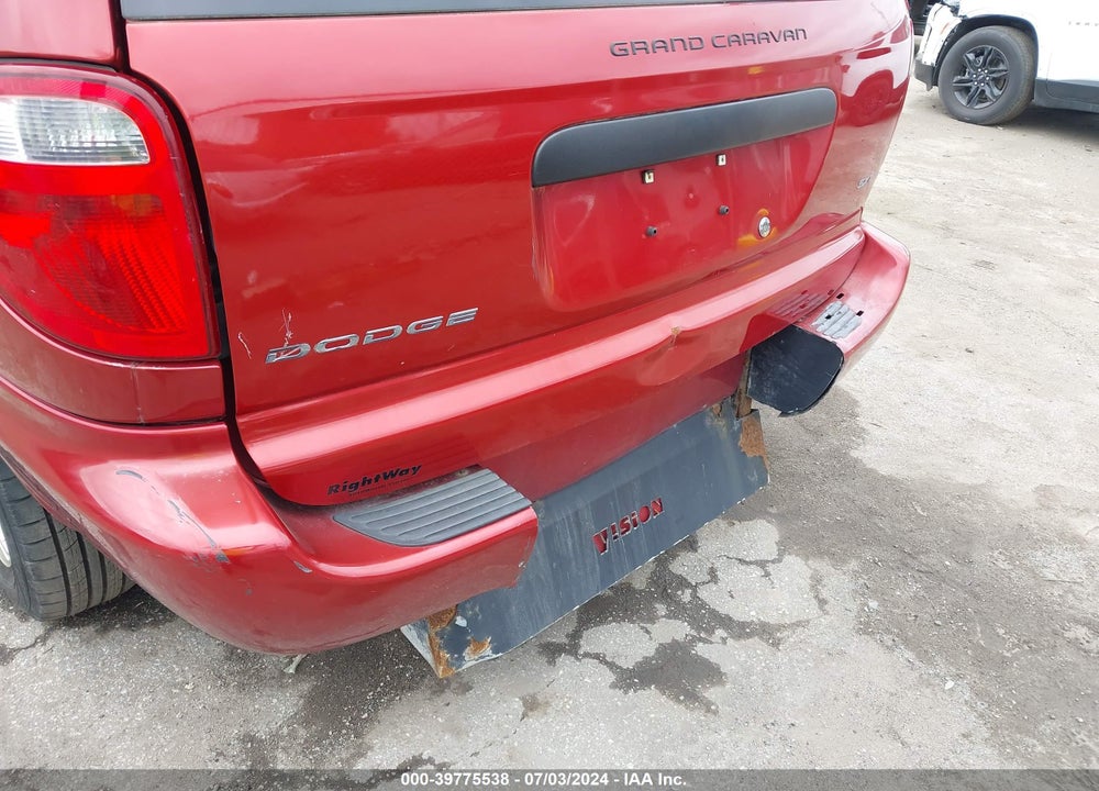 2007 DODGE GRAND CARAVAN SE VIN: 1D4GP24R67B116500