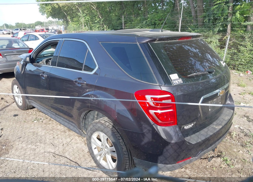 2016 CHEVROLET EQUINOX VIN: 2GNALBEK6G6178263