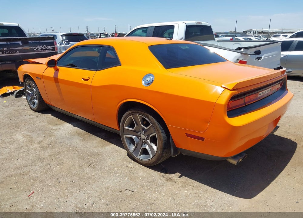 2012 DODGE CHALLENGER R/T VIN: 2C3CDYBT4CH280680