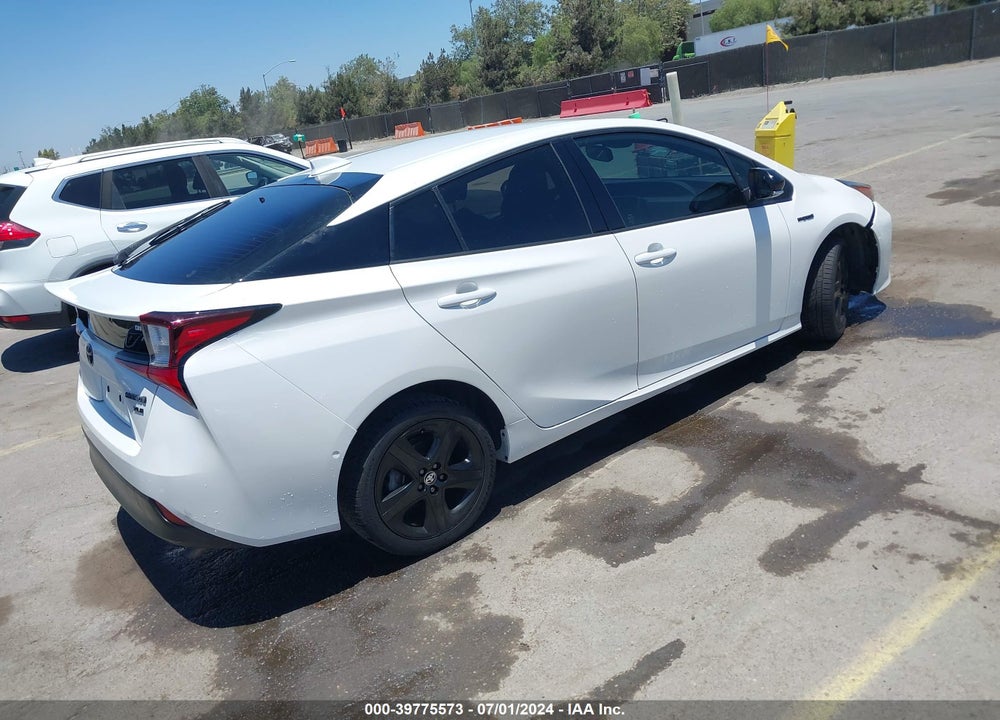 2021 TOYOTA PRIUS 2020 EDITION VIN: JTDKAMFUXM3129049