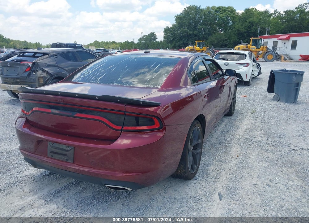 2019 DODGE CHARGER SXT RWD VIN: 2C3CDXBG3KH576379