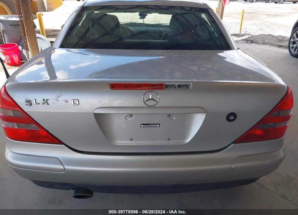 1999 MERCEDES-BENZ SLK 230 KOMPRESSOR VIN: WDBKK47F8XF127766