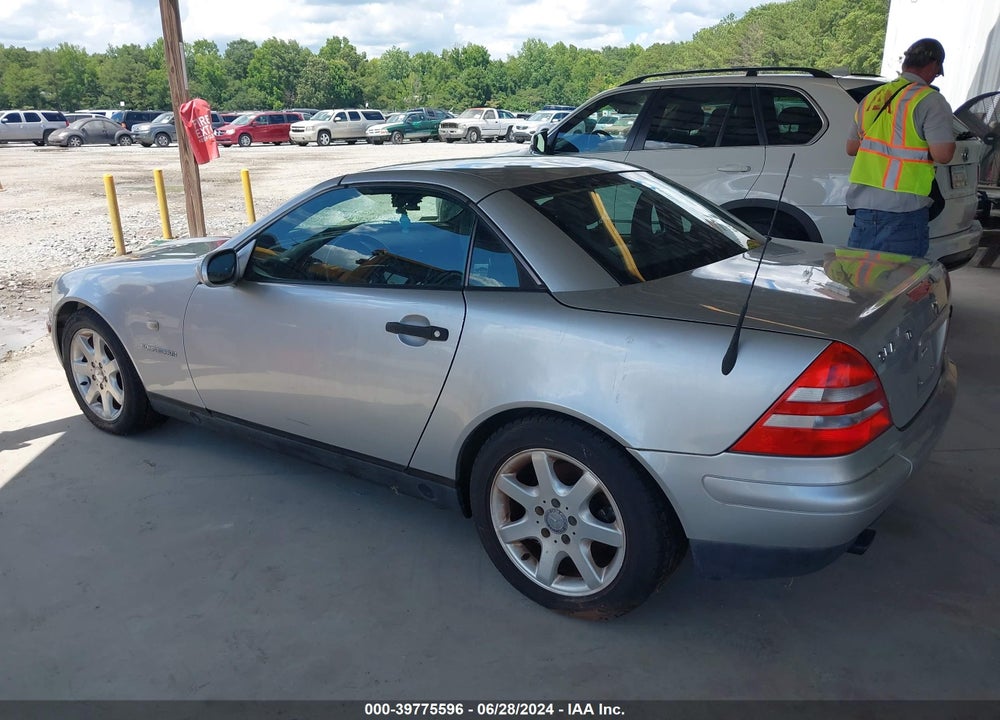 1999 MERCEDES-BENZ SLK 230 KOMPRESSOR VIN: WDBKK47F8XF127766
