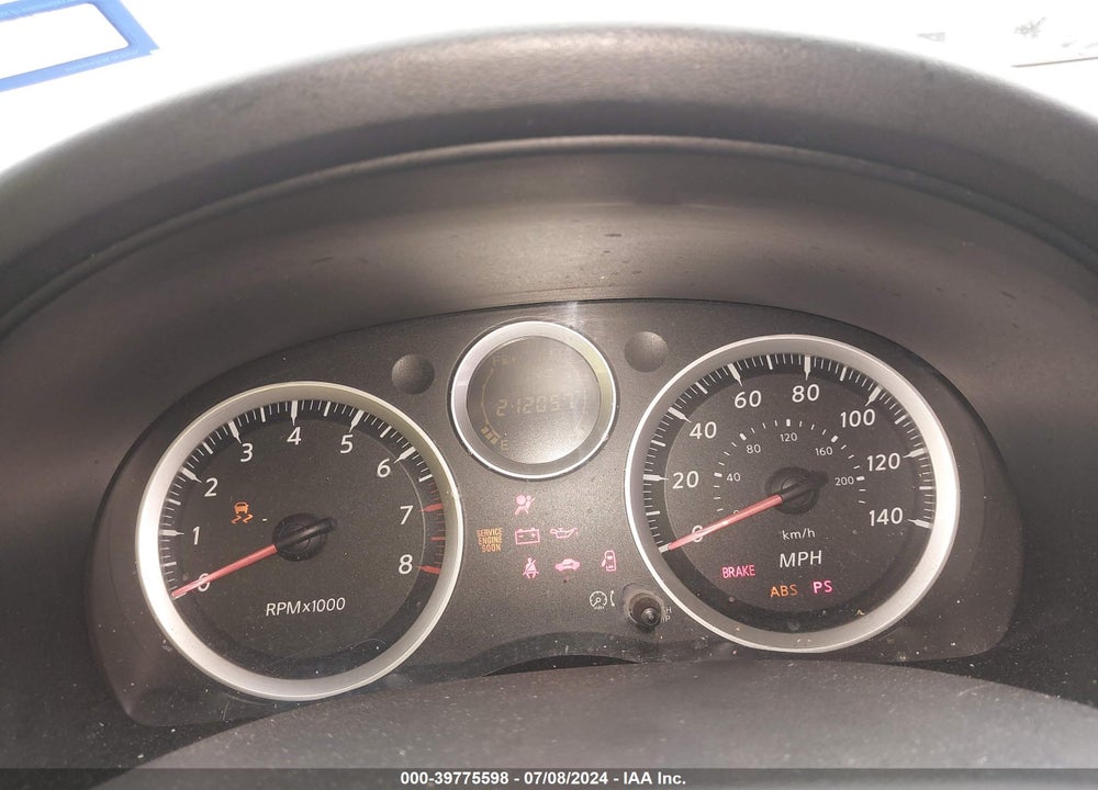 2012 NISSAN SENTRA 2.0 VIN: 3N1AB6APXCL613668
