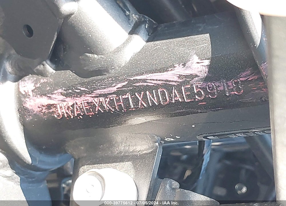 2022 KAWASAKI EX400 VIN: JKAEXKH1XNDAE5918