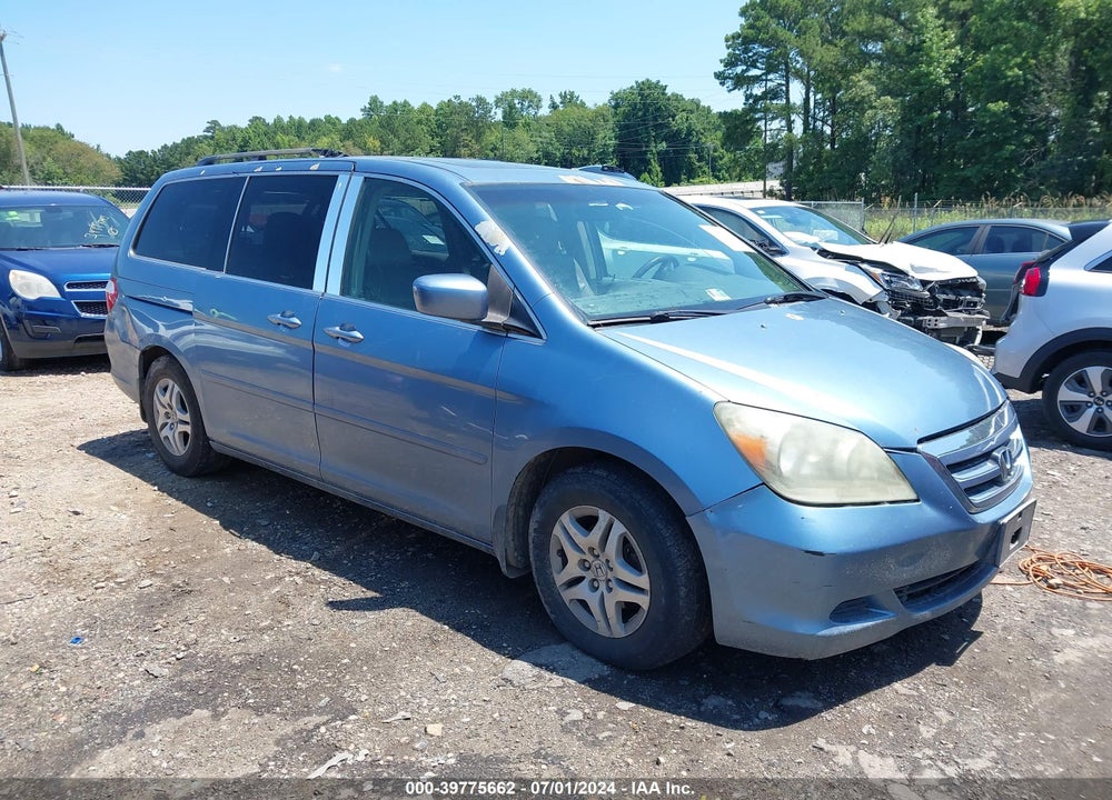 2005 HONDA ODYSSEY EX-L VIN: 5FNRL38665B050970