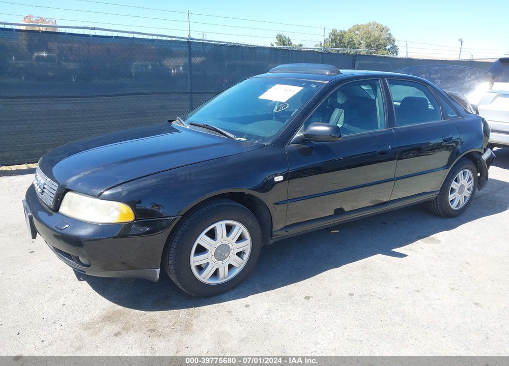 2001 AUDI A4 1.8 T VIN: WAUDC68D31A072581