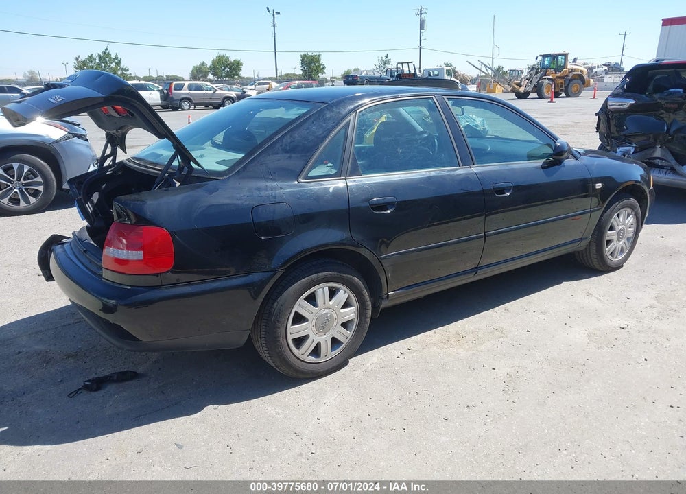 2001 AUDI A4 1.8 T VIN: WAUDC68D31A072581