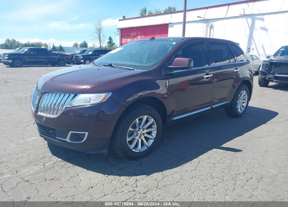 2011 LINCOLN MKX VIN: 2LMDJ6JK2BBJ12267