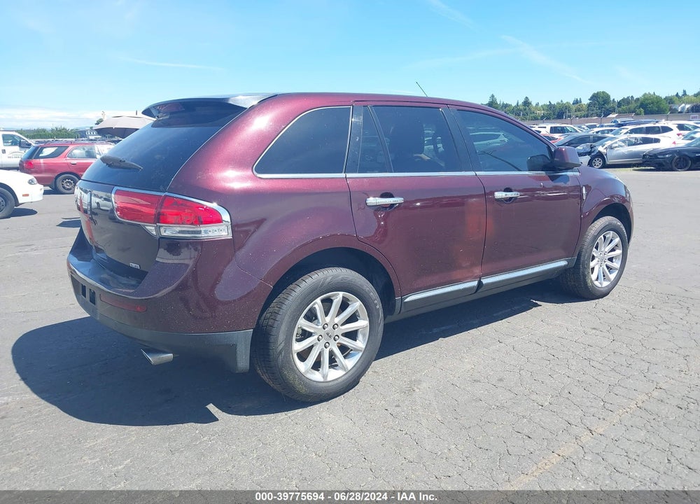 2011 LINCOLN MKX VIN: 2LMDJ6JK2BBJ12267
