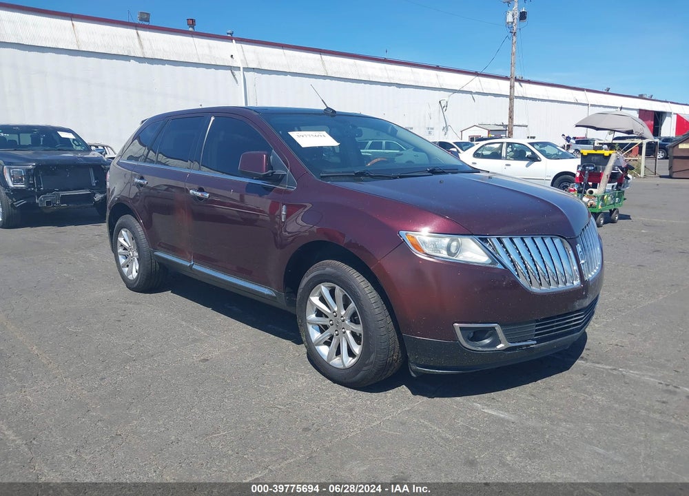 2011 LINCOLN MKX VIN: 2LMDJ6JK2BBJ12267