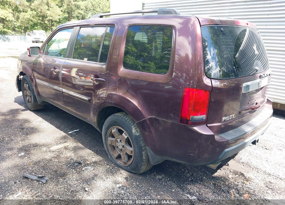 2010 HONDA PILOT TOURING VIN: 5FNYF4H9XAB040715