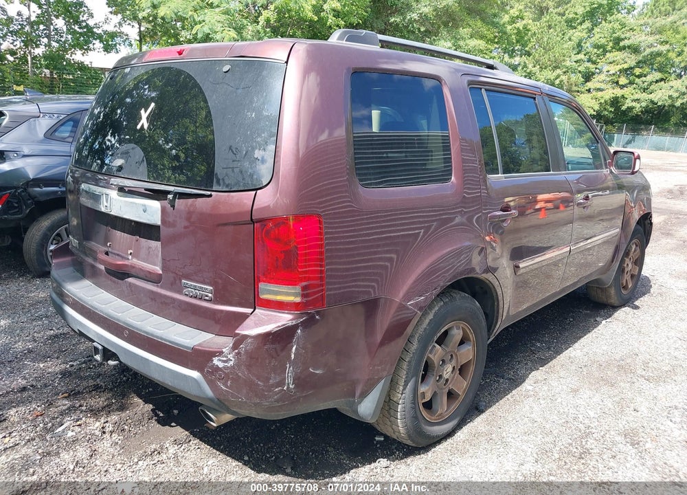 2010 HONDA PILOT TOURING VIN: 5FNYF4H9XAB040715