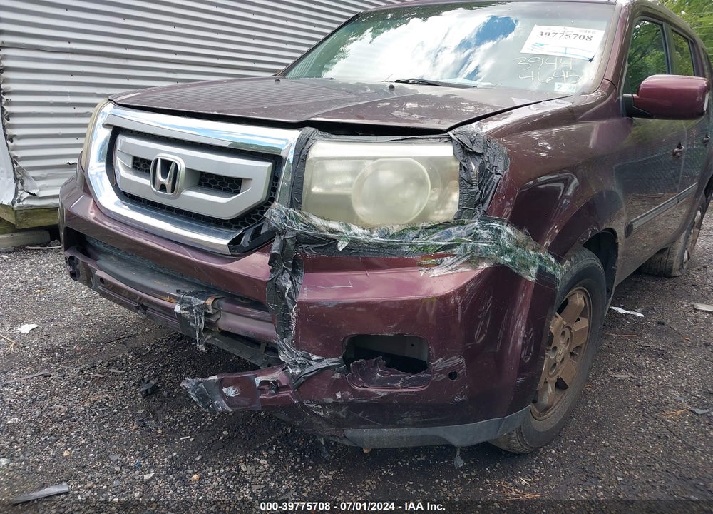 2010 HONDA PILOT TOURING VIN: 5FNYF4H9XAB040715