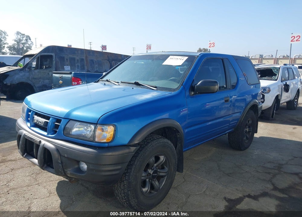 2002 ISUZU RODEO SPORT S 3.2L V6 HARD TOP/S 3.2L V6 SOFT TOP VIN: 4S2CK57W024307859