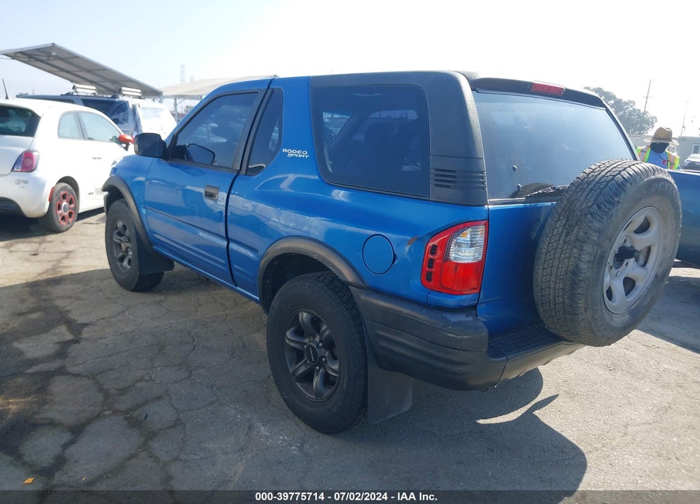 2002 ISUZU RODEO SPORT S 3.2L V6 HARD TOP/S 3.2L V6 SOFT TOP VIN: 4S2CK57W024307859