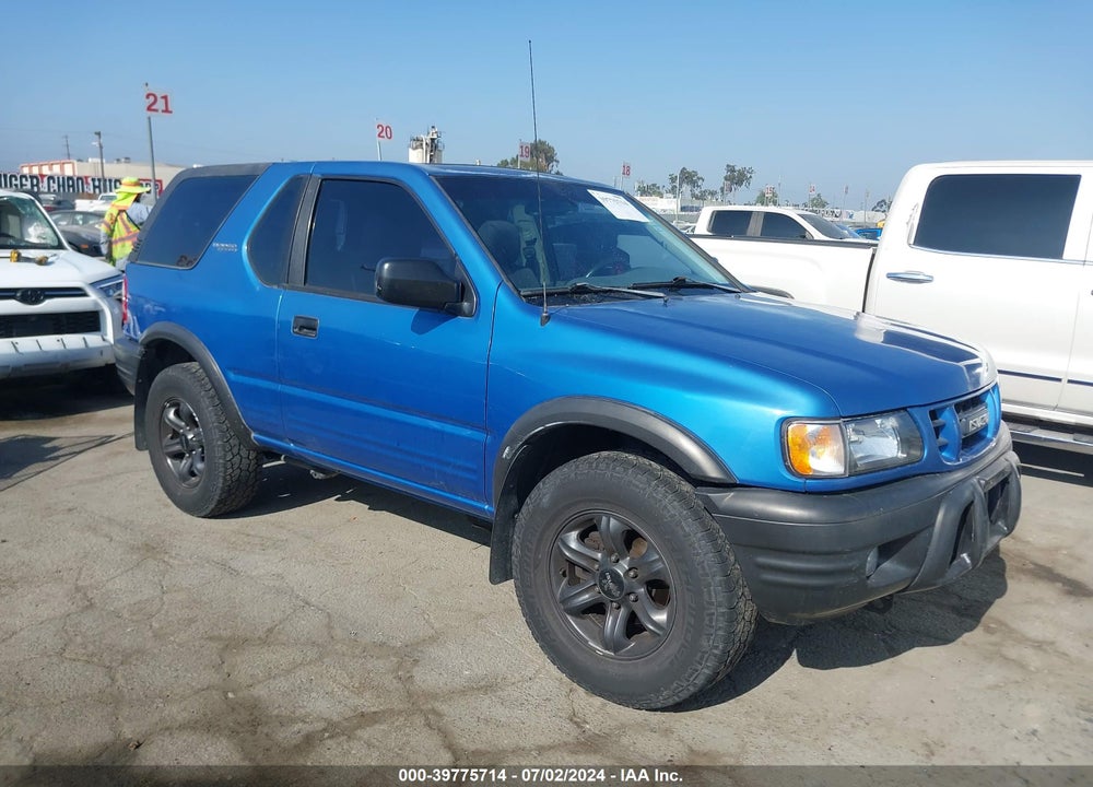 2002 ISUZU RODEO SPORT S 3.2L V6 HARD TOP/S 3.2L V6 SOFT TOP VIN: 4S2CK57W024307859