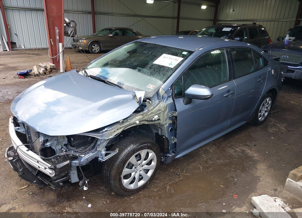 2022 TOYOTA COROLLA LE VIN: 5YFEPMAEXNP390301