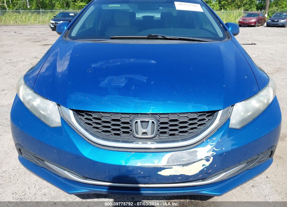 2013 HONDA CIVIC LX VIN: 19XFB2F50DE010141