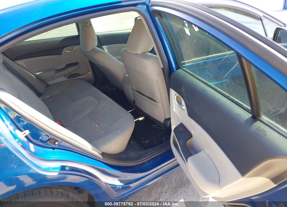 2013 HONDA CIVIC LX VIN: 19XFB2F50DE010141