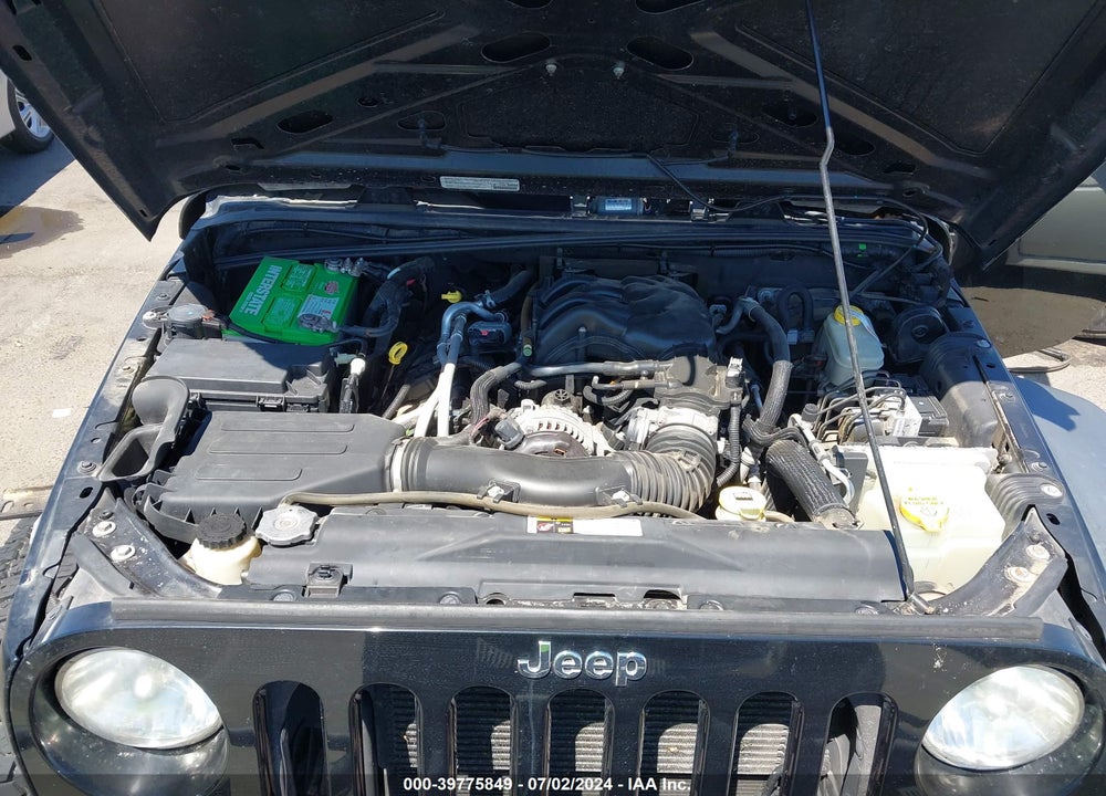 2014 JEEP WRANGLER SPORT VIN: 1C4AJWAG0EL135579