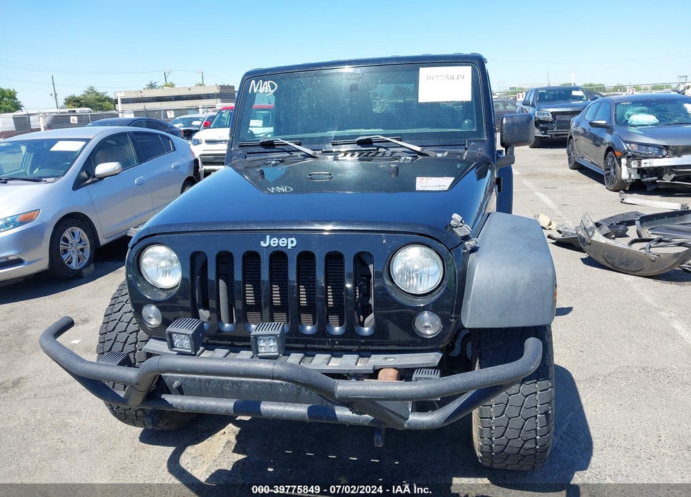 2014 JEEP WRANGLER SPORT VIN: 1C4AJWAG0EL135579