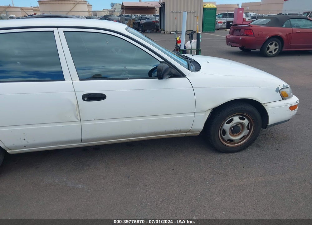 1997 TOYOTA COROLLA STD VIN: 1NXBA02E9VZ552218