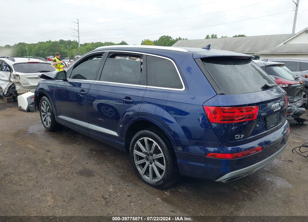 2019 AUDI Q7 45 SE PREMIUM VIN: WA1AHAF75KD038191