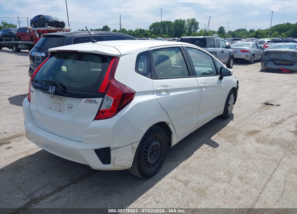 2016 HONDA FIT LX VIN: JHMGK5H56GS011555
