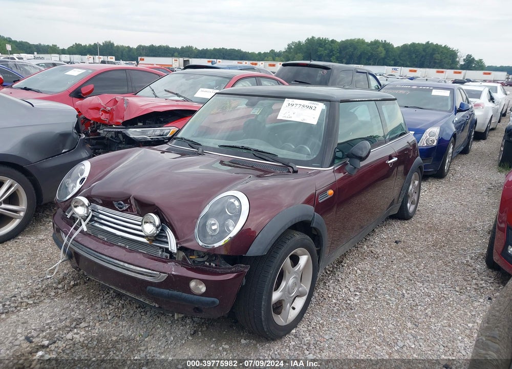 2003 MINI COOPER VIN: WMWRC33473TC47744