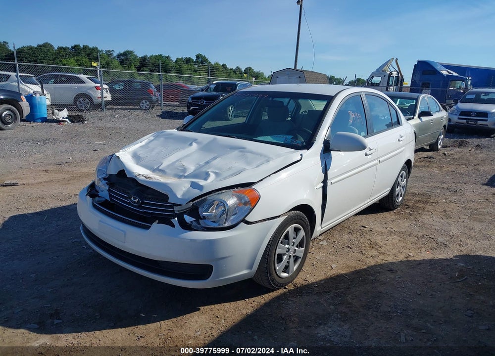 2009 HYUNDAI ACCENT GLS VIN: KMHCN46C59U348479